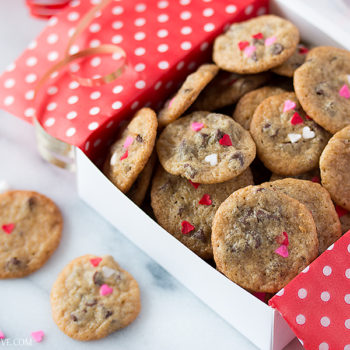 Itty Bitty Valentine Chocolate Chip Cookies-1
