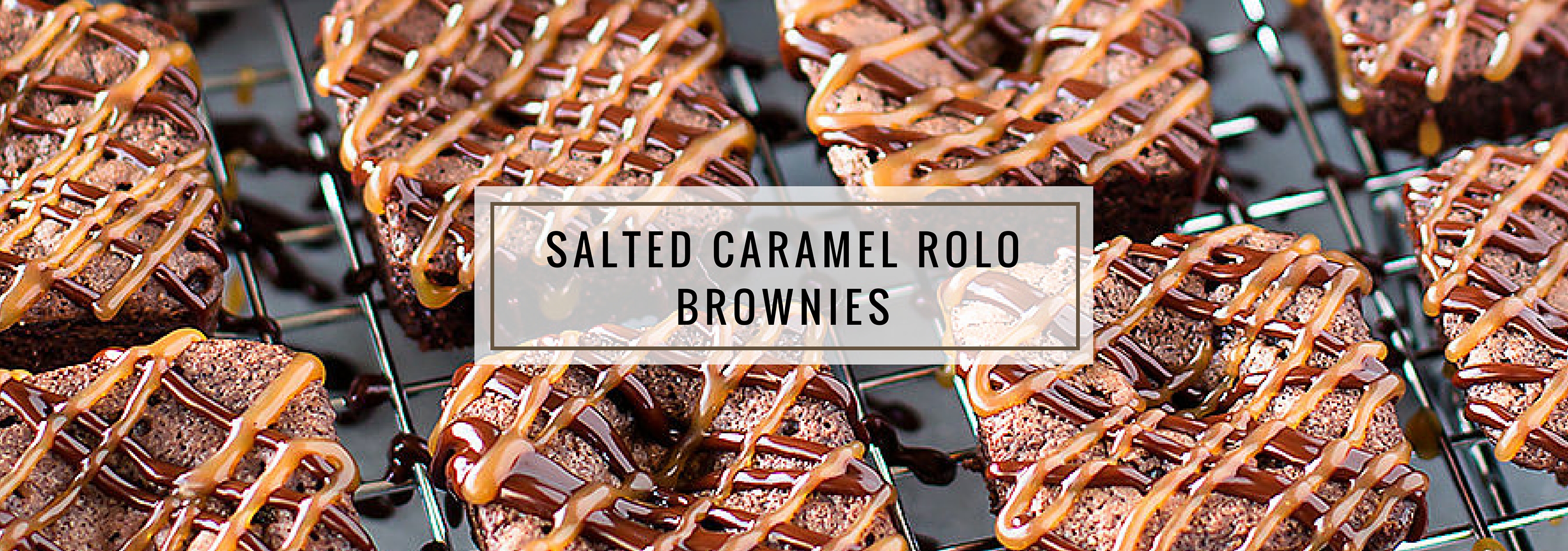 Salted Caramel ROLO Brownies