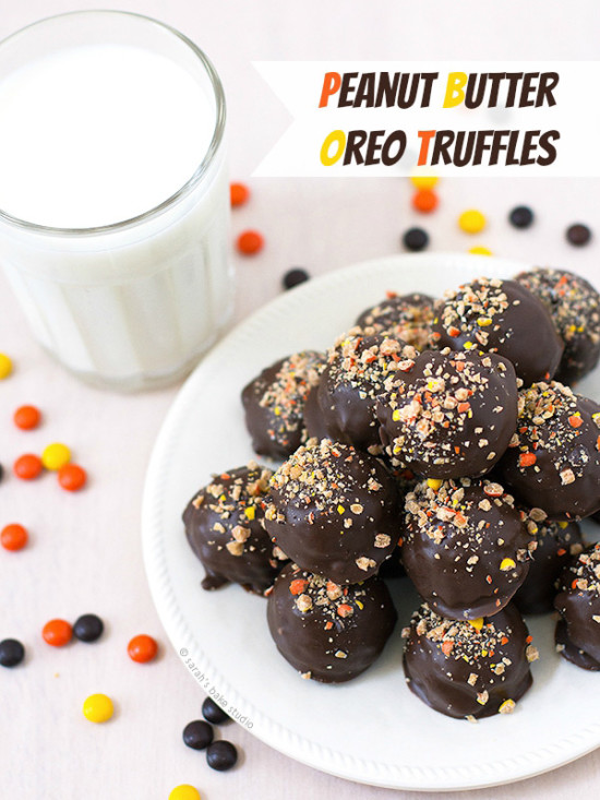 Peanut Butter Oreo Truffles - plus 6 delicious sweets for a virtual birthday party